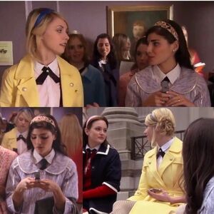 ASO Penelope in Gossip Girl Cynthia Steffe Metallic Lightweight Jacket